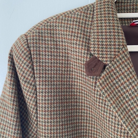 Alia Petites houndstooth wool blend lined jacket size 14P excellent condition - Picture 3 of 12
